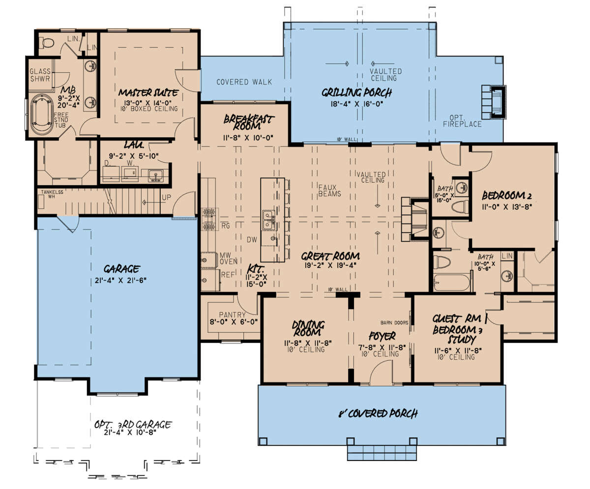 Main Floor for House Plan #8318-00142