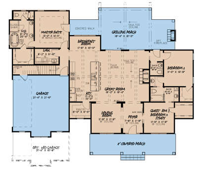 Main Floor for House Plan #8318-00142