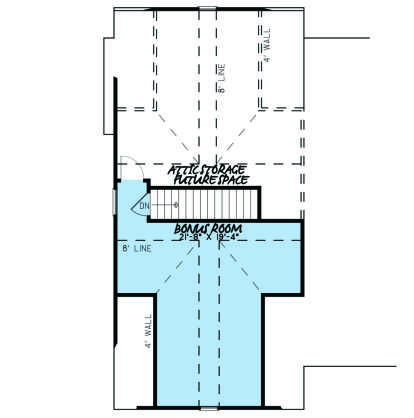 Bonus Room for House Plan #8318-00142