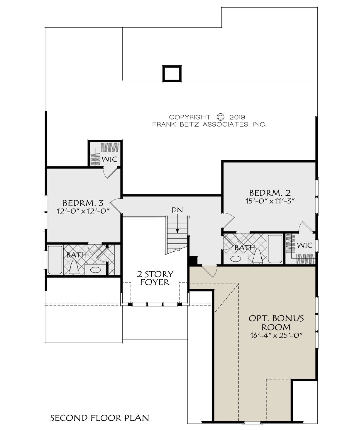 Second Floor for House Plan #8594-00438