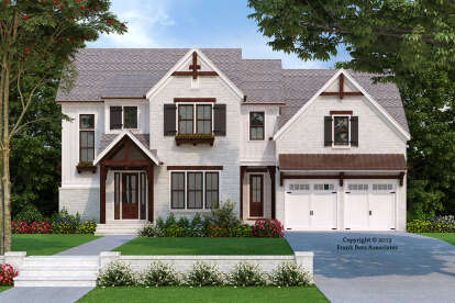 5 Bed, 3 Bath, 2858 Square Foot House Plan - #8594-00439