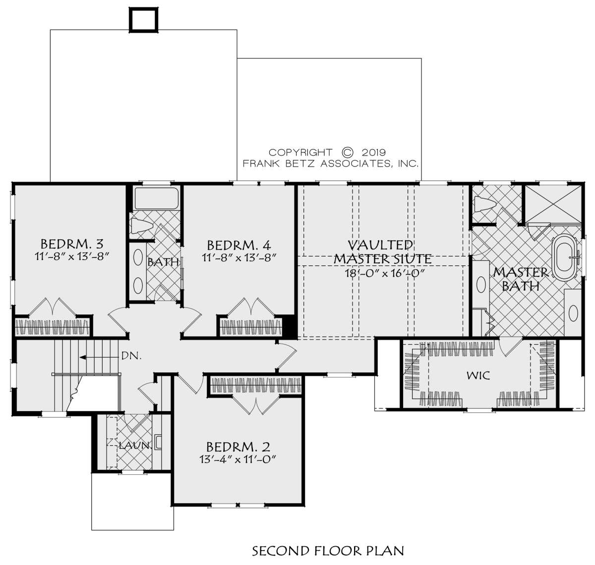 Second Floor for House Plan #8594-00439