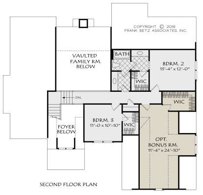 Second Floor for House Plan #8594-00441