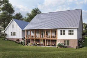 Modern Farmhouse House Plan #6849-00091 Elevation Photo