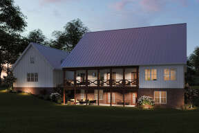 Modern Farmhouse House Plan #6849-00091 Elevation Photo