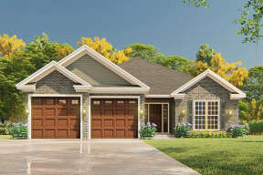 Traditional House Plan #110-01069 Elevation Photo