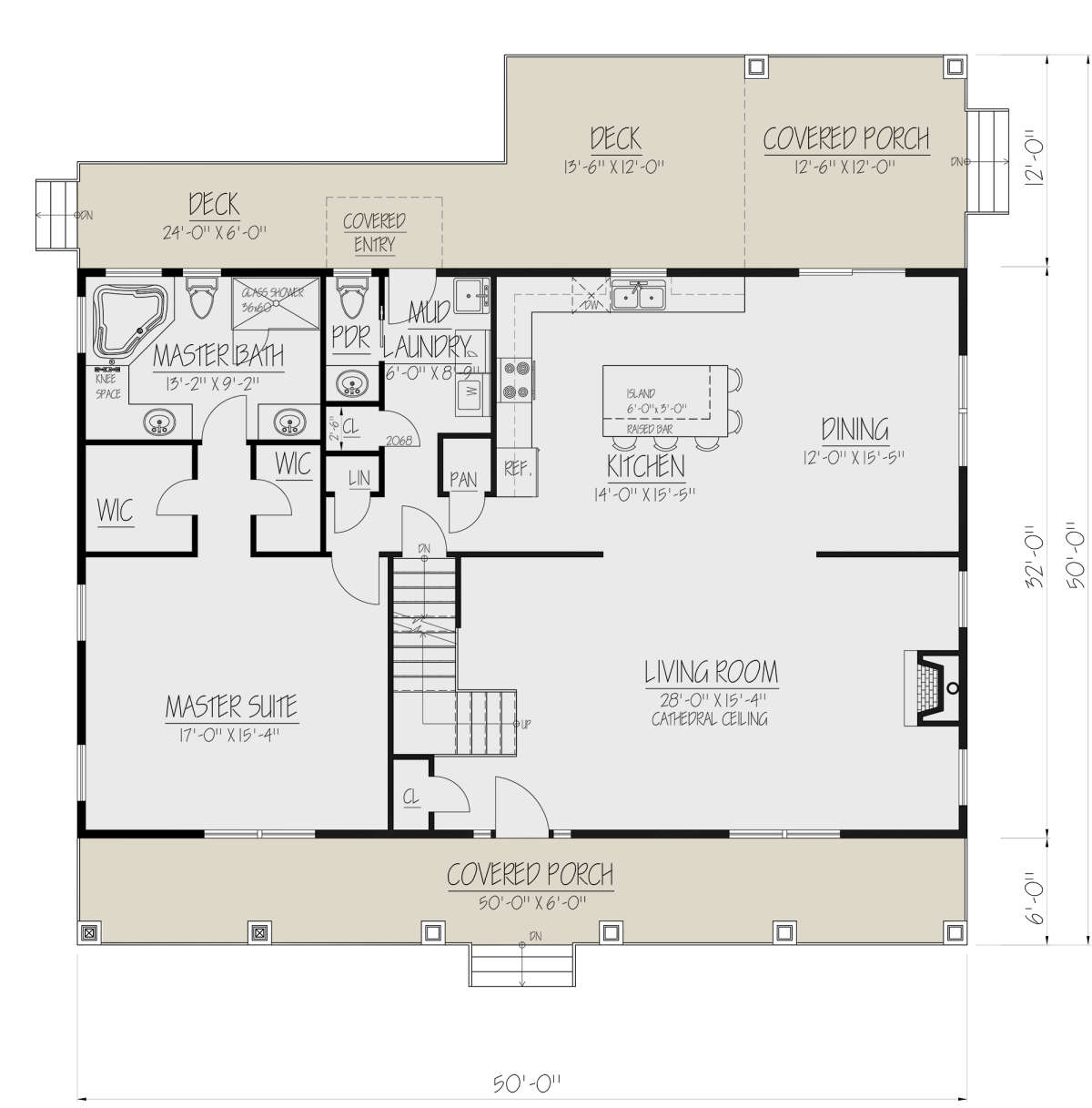 Main Floor for House Plan #1754-00031