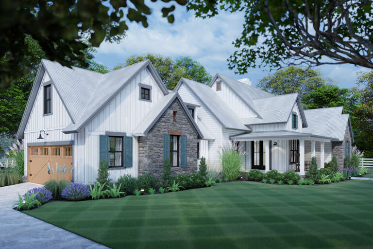 Modern Farmhouse House Plan #9401-00108 Elevation Photo