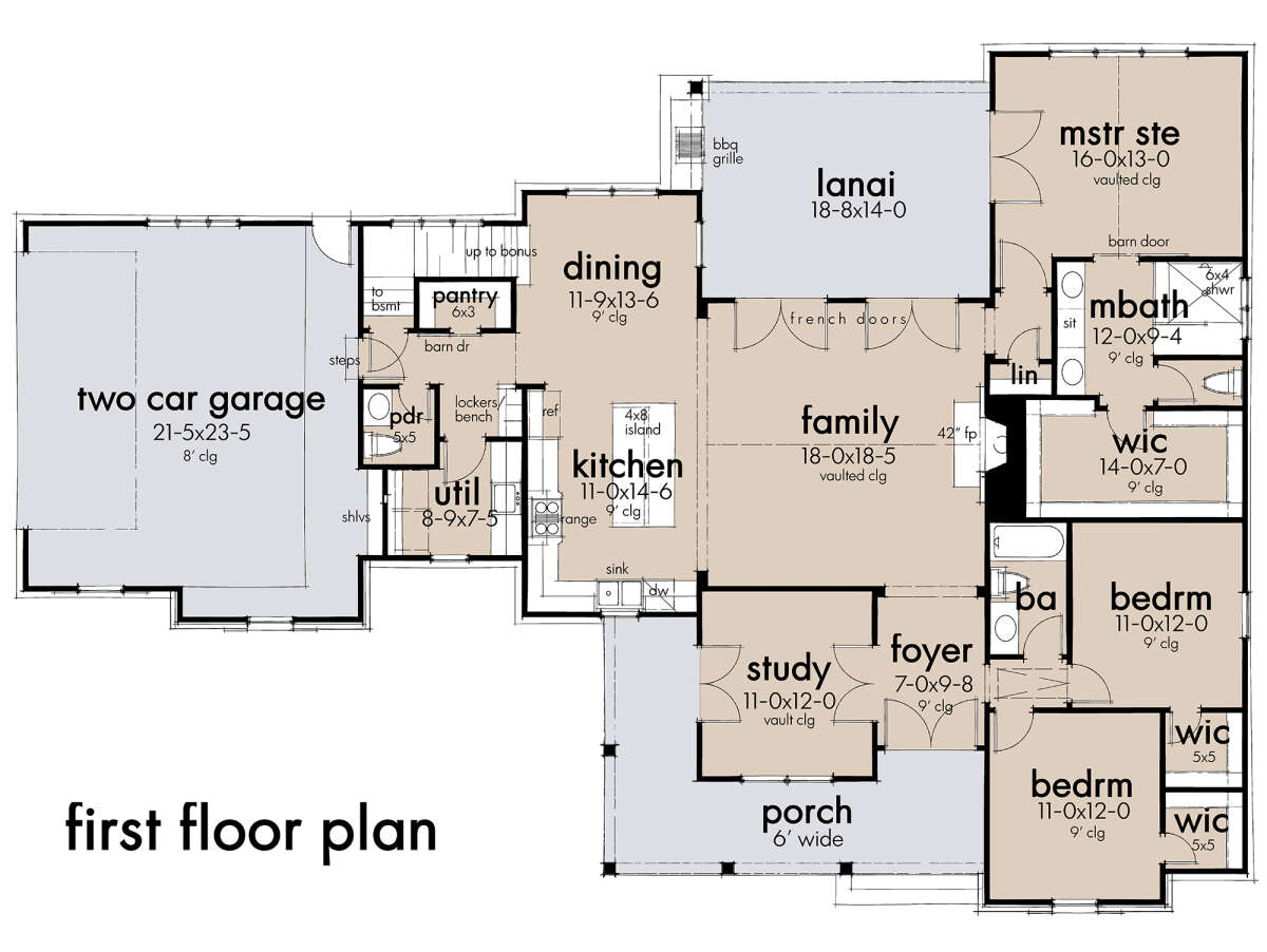 Main Floor for House Plan #9401-00108