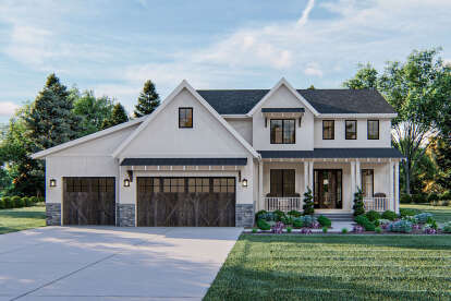 House Plan House Plan #24292 Front Elevation 