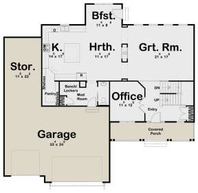 Main Floor for House Plan #963-00401