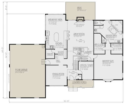 Main Floor for House Plan #1754-00032