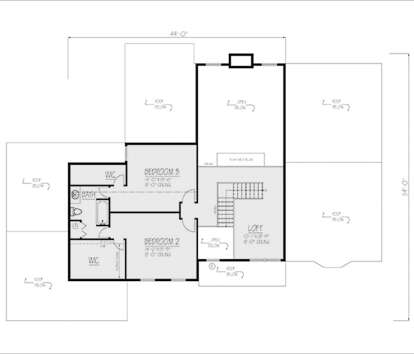 Second Floor for House Plan #1754-00032
