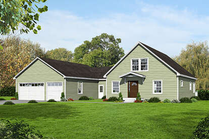 Traditional House Plan #1754-00034 Elevation Photo