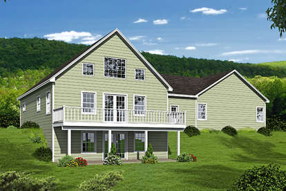 Traditional House Plan #1754-00034 Elevation Photo