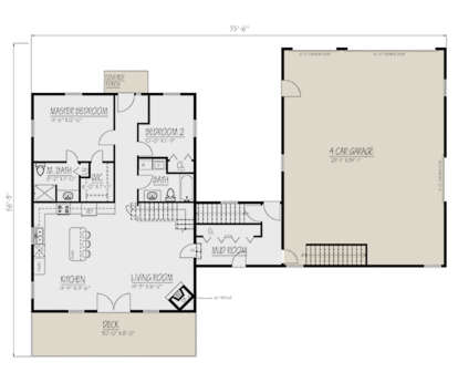Main Floor for House Plan #1754-00034