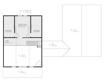 Second Floor for House Plan #1754-00034