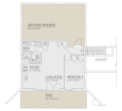 Basement for House Plan #1754-00034