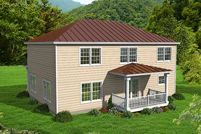 Traditional House Plan #1754-00036 Elevation Photo
