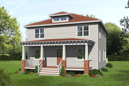 3 Bed, 2 Bath, 2048 Square Foot House Plan - #1754-00039