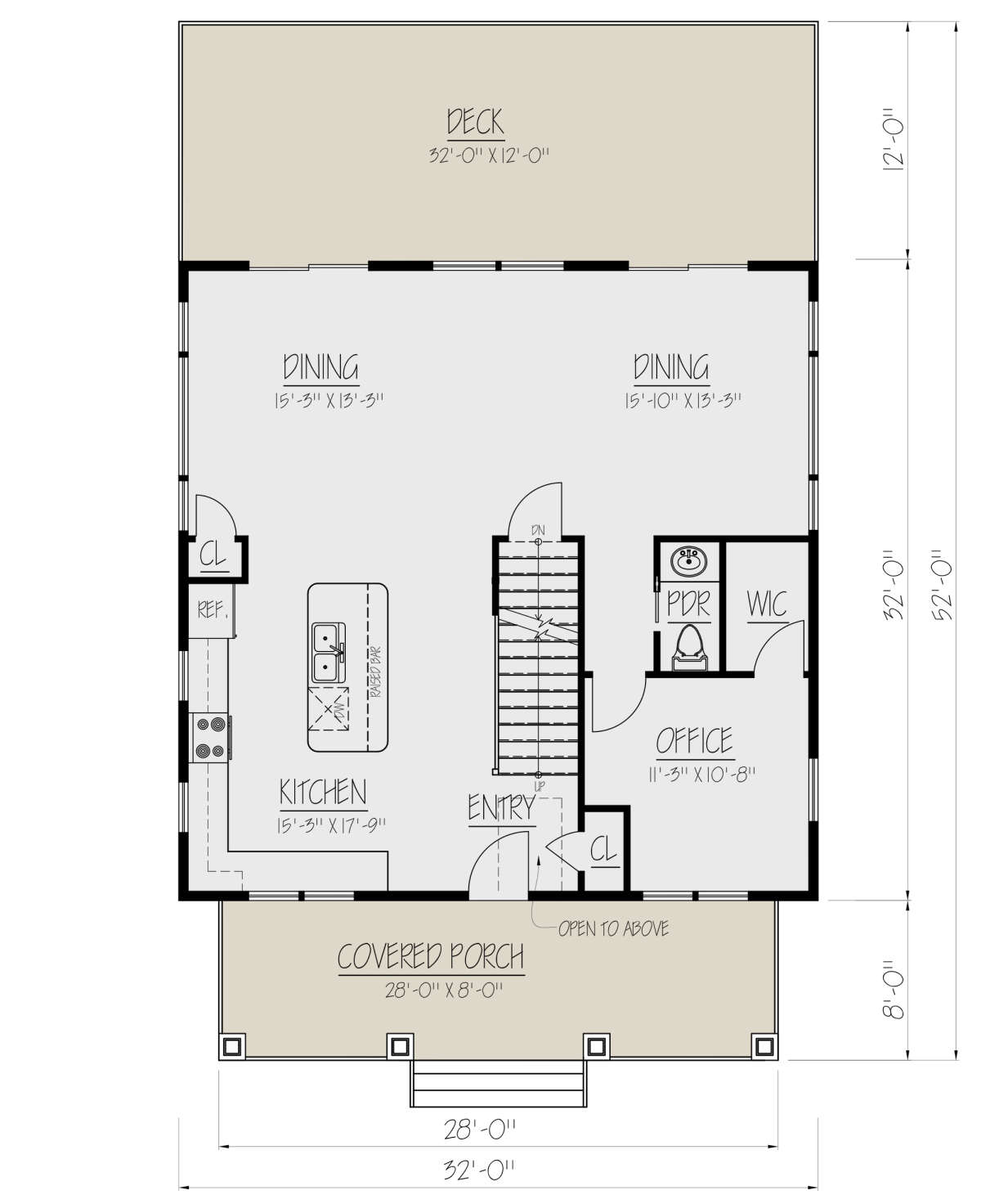 Main Floor for House Plan #1754-00039