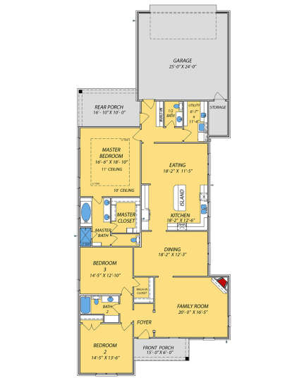 Main Floor for House Plan #9279-00026