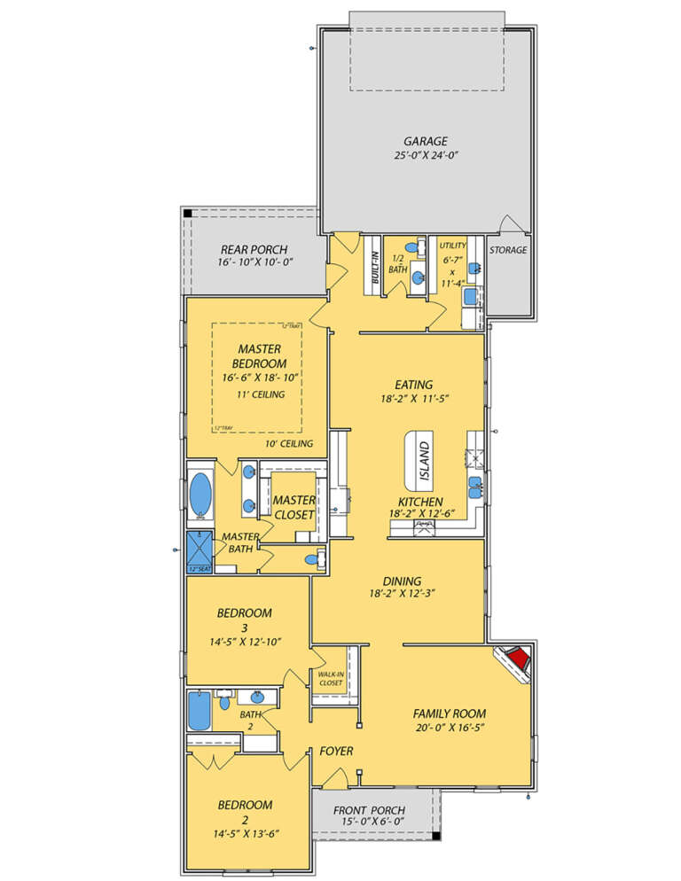 House Plan House Plan #24306 Drawing 1