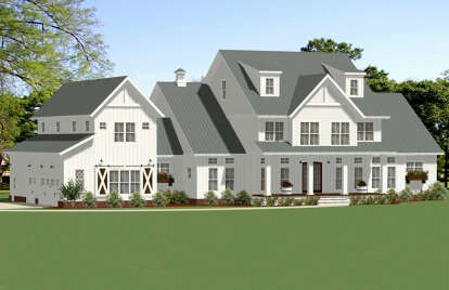 Modern Farmhouse House Plan #6849-00092 Elevation Photo