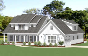 Modern Farmhouse House Plan #6849-00093 Elevation Photo