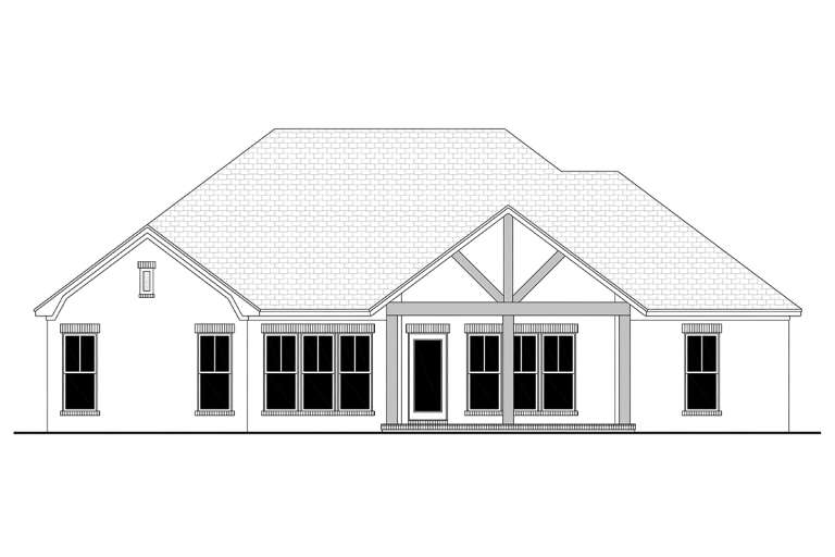 French Country House Plan #041-00215 Elevation Photo