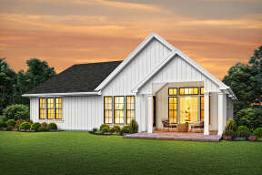 Modern Farmhouse House Plan #2559-00837 Elevation Photo