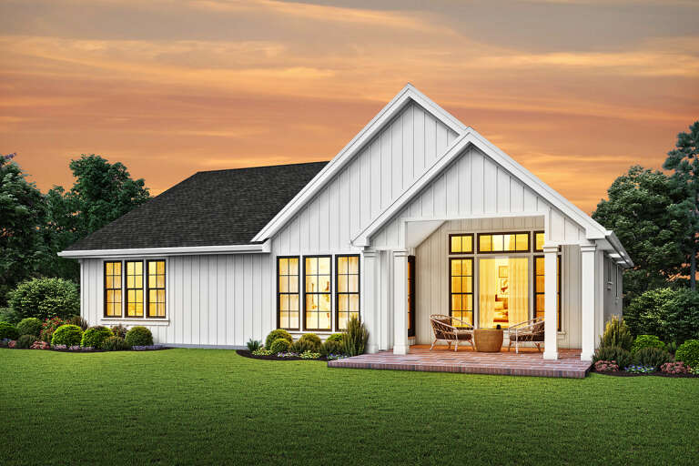 Modern Farmhouse House Plan #2559-00837 Elevation Photo