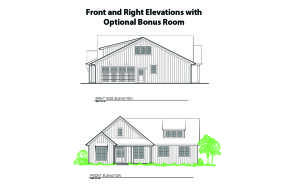Modern Farmhouse House Plan #2559-00837 Elevation Photo