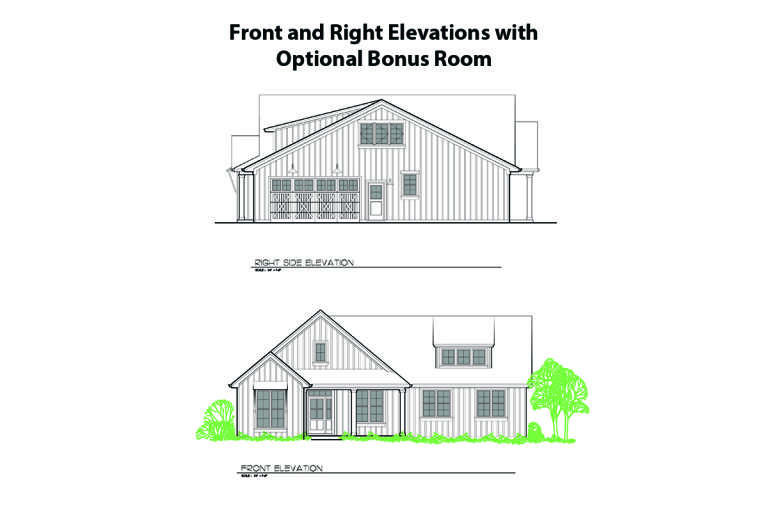 Modern Farmhouse House Plan #2559-00837 Elevation Photo