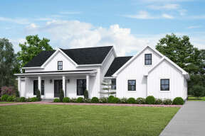 Modern Farmhouse House Plan #2559-00838 Elevation Photo