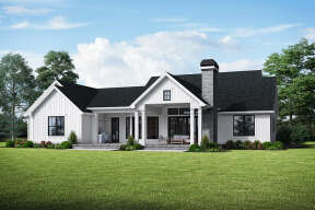 Modern Farmhouse House Plan #2559-00838 Elevation Photo