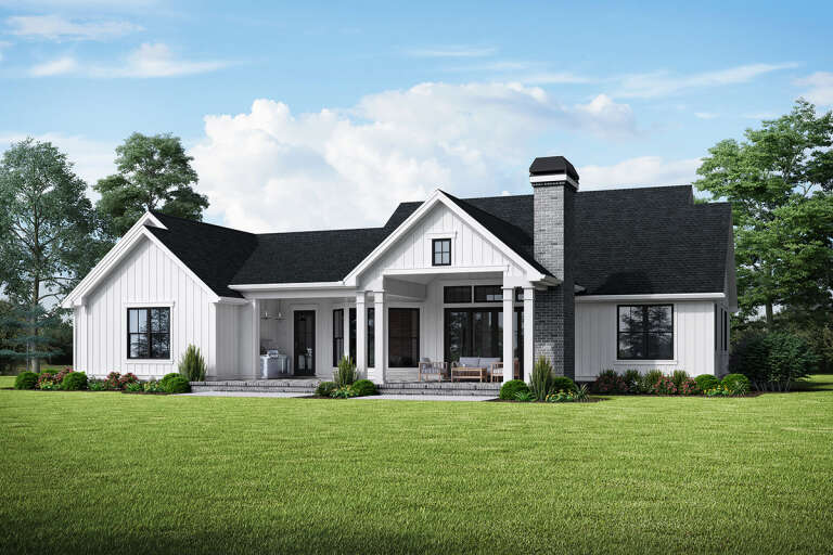 Modern Farmhouse House Plan #2559-00838 Elevation Photo