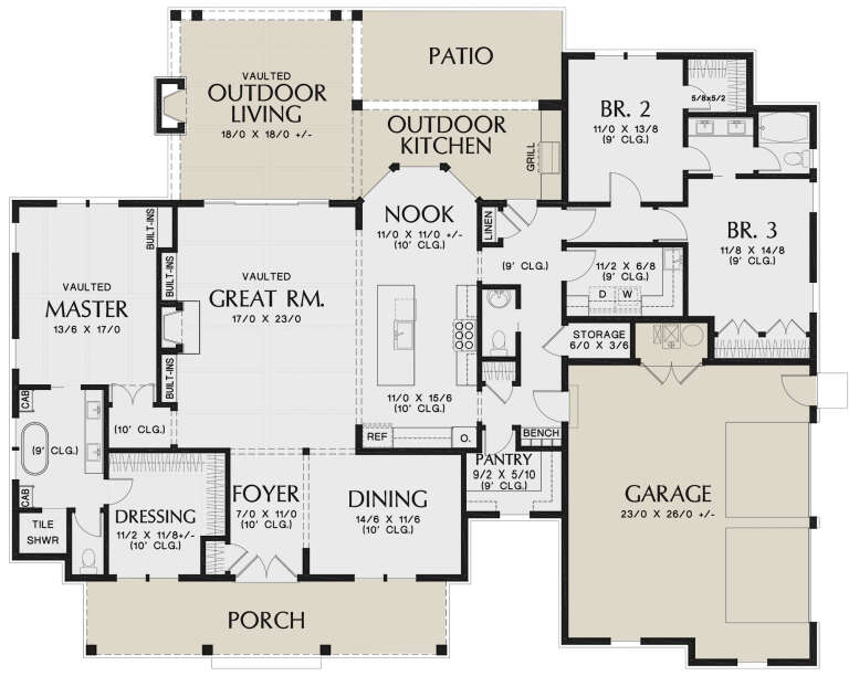 House Plan House Plan #24311 Drawing 1