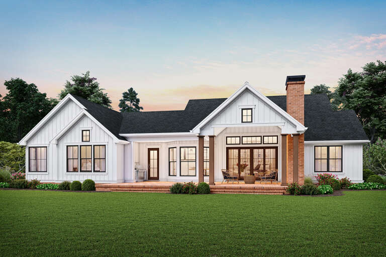 Modern Farmhouse House Plan #2559-00839 Elevation Photo