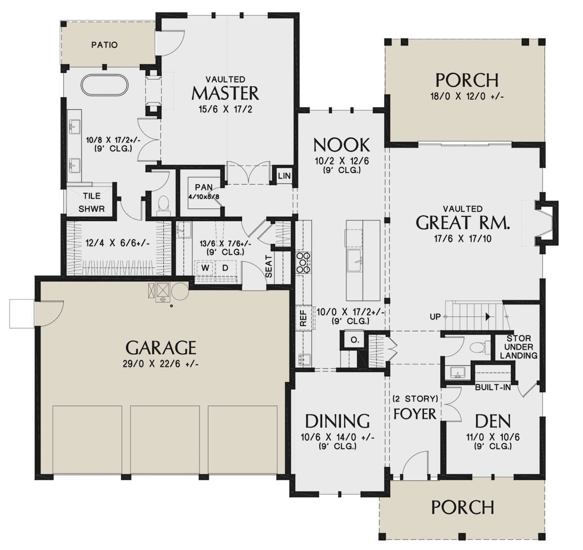 Main Floor for House Plan #2559-00840