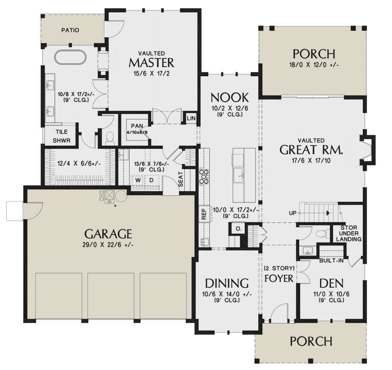House Plan House Plan #24313 Drawing 1