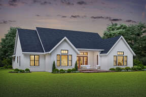 Modern Farmhouse House Plan #2559-00841 Elevation Photo