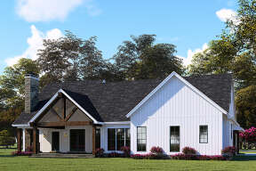 Modern Farmhouse House Plan #8318-00145 Elevation Photo