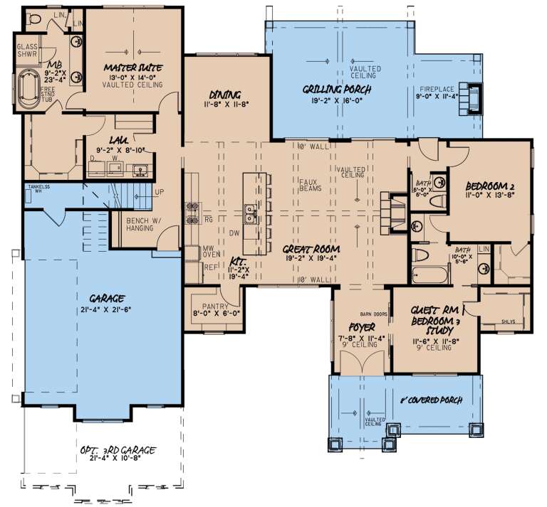 House Plan House Plan #24315 Drawing 1