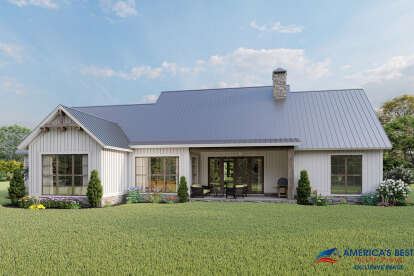 Modern Farmhouse House Plan #8318-00146 Elevation Photo