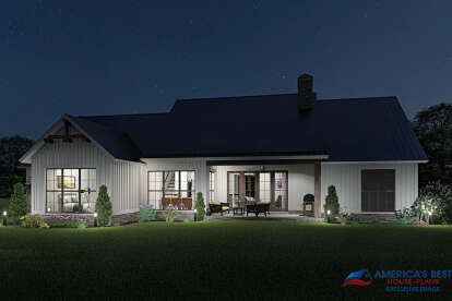 Modern Farmhouse House Plan #8318-00146 Elevation Photo