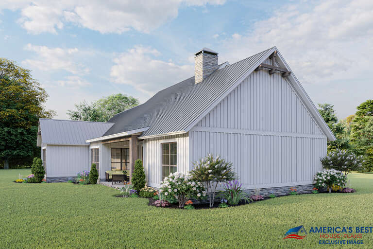 Modern Farmhouse House Plan #8318-00146 Elevation Photo