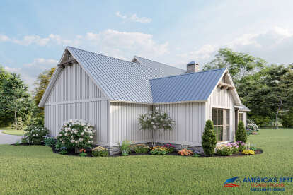 Modern Farmhouse House Plan #8318-00146 Elevation Photo