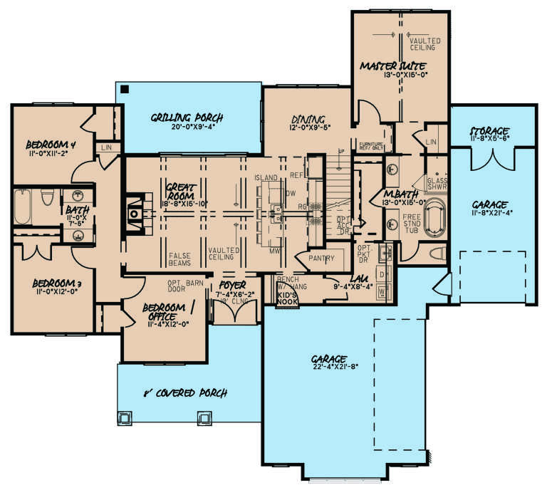 House Plan House Plan #24316 Drawing 1