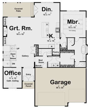 Main Floor for House Plan #963-00404